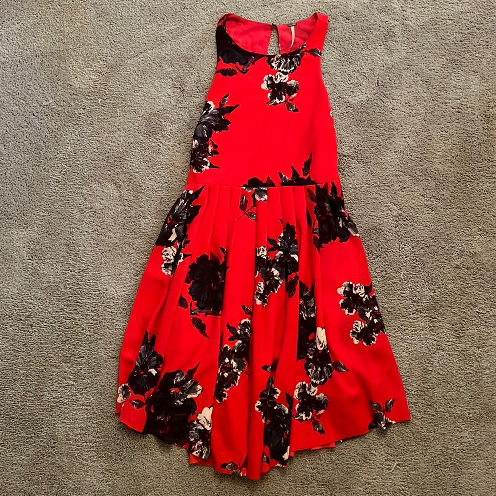 Free people size 0 red dress